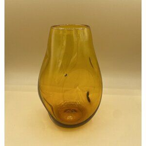 Vintage BLENKO Glass Indented Vase #921L Winslow Anderson READ
